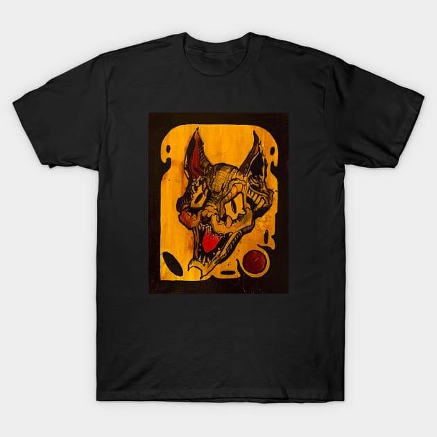 Demon Cat #5 T-Shirt by Octo30